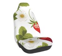 Housse de siège de voiture en forme de fleur de fraise - Élastique - Ajustement universel - Pour berline, SUV, camion