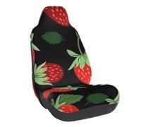 Housse de siège de voiture en forme de fraise - Élastique - Ajustement universel - Pour berline, SUV, camion