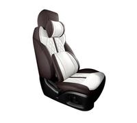 Housse De Siège De Voiture Ensemble Complet D'automobiles En Cuir Personnalisé Pour BMW Pour E39 1995 - 2004 Couverture Couvre Sieges Impermeable(Brun,DE)