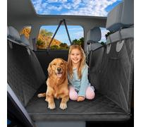 Housse de siège de voiture imperméable pour chien, extension de siège pour siège arrière, hamac de voyage pour animaux de compagnie, anti-rayures noir