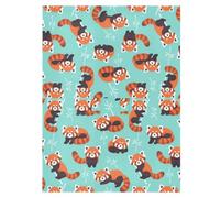 Housse de siège de voiture panda turquoise pour nouveaux parents | Housse de siège auto bébé pour parents en déplacement, tissu tissé, pliage compact, pour les visites chez le médecin