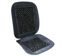 Housse de siège de voiture perlée Housse de siège de voiture rafraîchissante Housses de siège perlées cirées polies respirantes pour voitures Coussin de siège de voiture massant et rafraîchissant,gris