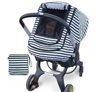 Housse de siège de voiture pour bébé, housse de siège auto pour bébés, housse de siège auto pour garçons et filles, garde les bébés au chaud et confortable (noir)