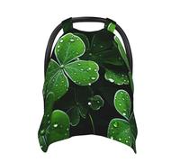 Housse de siège de voiture pour bébé, motif feuilles de la Saint-Patrick, multi-usage, respirante, pour maman, poussette, soleil, cadeau de fête prénatale