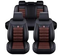 Housse De Siège De Voiture, pour Ford Edge C-Max Farris Ecosport Fiesta MK6 MK7 Ensemble Complet en Cuir Synthétique Premium,Protection de Siège Imperméable et Confortable,A