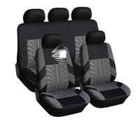 Housse de Siège de Voiture pour Nissan Pathfinder, Housse de Protection Siège Voiture, Ensemble de Housses Siège Avant et Arrière,5 Seats-Grey