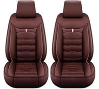 Housse De Siège De Voiture pour Nissan Qashqai J10 2008-2013, Sièges Avant Coussins Siège Couvre Respirantes Confortable AntidéRapant Et ImperméAble,F/Brown