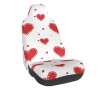 Housse de siège de voiture romantique en forme de cœur pour Saint Valentin, ajustement universel, pour berline, SUV, camion