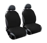 Housse de Siège de Voiture Universel Stretch Avant Paire Couverture Sièges Noirs