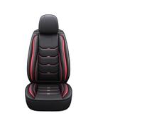 Housse de siège de voiture universelle en cuir compatible avec Honda City Crosstour Breeze Vezel Accord ODYSSEY Integra Accessoires Intérieur Détails(Black red 5seat)