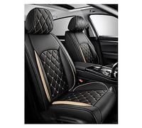 Housse de Siège en Cuir Pour Nissan Juke 2011-2017 - Respirant et Imperméable, Protection Avant et Arrière - 5 Places (Couleur : B(Gold))
