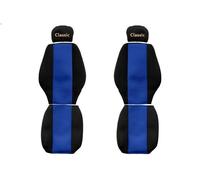 Housse de siège F-CORE PS22 BLUE pour MERCEDES-BENZ AXOR 6.374 2002-2004