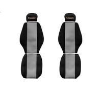 Housse de siège F-CORE PS22 GRAY pour MERCEDES-BENZ AXOR 6.374 2002-2004
