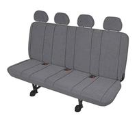 Housse de siège - HP Autozubehör - 22416 - 5 pièces - polyester - gris (banquette arrière 4 places)