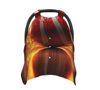 Housse de siège pour bébé avec boule de bowling, housse d'allaitement douce pour bébé fille et garçon