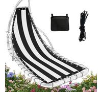Housse de siège pour chaise de terrasse, accessoires de fixation Chaise Fix, tissu de rechange pour fauteuil suspendu, convient pour pelouse, terre, extérieur, terrasse, camping, jardin