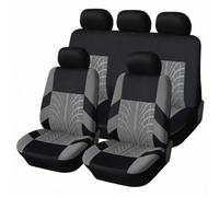 Housse de Siege pour Ford B-Max (2015+), Couvre Siege Auto Motif Pneu | Housse de Siege Auto Compatible Airbag, Protection Siege Voiture Respirante, Jeu Complet de Couvre Siege au Motif de Pneu