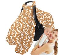 Housse de siège pour - Sun Shade, Baby Carrier Canopy | Couverture en coton mulin respirant, motif de dinosaure de fleurs d'été, protection enfant fille pour n