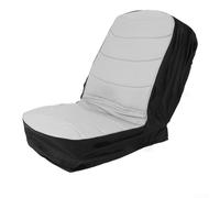 Housse de siège pour tracteur et tondeuse résistante aux intempéries avec rangement pratique (gris)