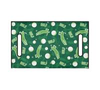 Housse de siège pour voiturette de golf, tissu polyester doux, confortable et léger, 133 x 82 cm, ajustement universel pour la plupart des voiturettes de golf avec accoudoirs - Bleu clair