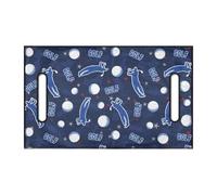 Housse de siège pour voiturette de golf, tissu polyester doux, confortable et léger, 133 x 82 cm, ajustement universel pour la plupart des voiturettes de golf avec accoudoirs - Vert foncé