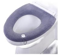 Housse de Siège pour wc Épaisse Douce Chaude Hiver Housse de | Tissu plush épais, chaleur immédiate, fini , pour idéal hiver, confort supérieur(E)