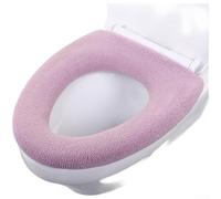 Housse de Siège pour wc Épaisse Douce Chaude Hiver Housse de | Tissu plush épais, chaleur immédiate, fini , pour idéal hiver, confort supérieur(F)