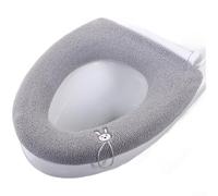 Housse de Siège pour wc Épaisse Douce Chaude Hiver Housse de | Tissu plush épais, chaleur immédiate, fini , pour idéal hiver, confort supérieur(D)