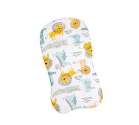 Housse de siège respirante pour poussette avec motif imprimé double face pour landau et coussin pour accessoires de landau, coussin en coton