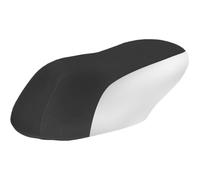 Housse de siège TNT noir / blanc pour MBK Nitro Naked, Yamaha Aerox Cat