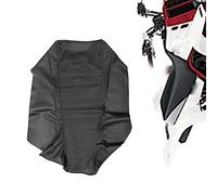 Housse De Siège Souple en PVC Côtelé Yfz350 ATV pour Yamaha Banshee 350 1987-2006 Côtelée Noire/Bleue Antidérapante