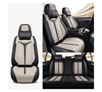 Housse De Siège Universelle Pour Lexus GS IS250 ES300h - Ensemble Complet D'accessoires Intérieurs Automobiles Housses de siège voiture(Beige noir,Luxury)