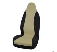 Housse de siège véhicule SOURCING MAP Housse de Siège Voiture Universel Couvre Siège Avant Protection Beige pour SUV Camion