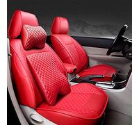 Housse De Siège Voiture En Cuir Spéciale Pour Kia K2 K3 K4 K5 Pour Pour Cerato Pour Sportage Pour Optima Pour Maxima Pour Carnaval Housses Siège Auto(Rouge,Have pillow)