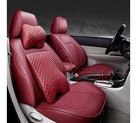 Housse De Siège Voiture En Cuir Spéciale Pour Kia K2 K3 K4 K5 Pour Pour Cerato Pour Sportage Pour Optima Pour Maxima Pour Carnaval Housses Siège Auto(Red wine,Have pillow)