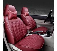 Housse De Siège Voiture En Cuir Spéciale Pour Kia K2 K3 K4 K5 Pour Pour Cerato Pour Sportage Pour Optima Pour Maxima Pour Carnaval Housses Siège Auto(Red wine,No pillow)