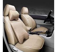Housse De Siège Voiture En Cuir Spéciale Pour Kia K2 K3 K4 K5 Pour Pour Cerato Pour Sportage Pour Optima Pour Maxima Pour Carnaval Housses Siège Auto(Beige,Have pillow)