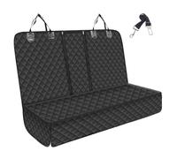 Housse de Siège Voiture pour Chien pour Fiat Qubo 2008 2009-2012 2013 2014 2015 2016 2017 2018 2019, Protection Voiture Chien Protege Banquette Arriere Imperméable Antidérapant,A/Black