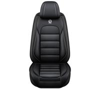 Housse de Siège Voiture pour Crossland X 2017-2022 2023, 2 pièces Housses de siège Avant Ensembles Siege Couvre-Siège Nonslip Protection Accessoires,Black