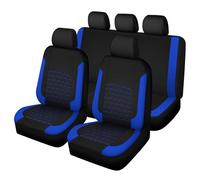 Housse de Siège Voiture pour Ford Focus 2008 2009 2010 2011 2012 2013 2014-2018, Housse de Protection Siège Voiture, Ensemble de Housses Siège Avant et Arrière, Respirant Antidérapant 5 Seats