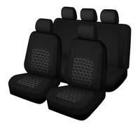 Housse de Siège Voiture pour Mercedes Benz GLA SUV GLA180/GLA180d/GLA200 2014-2021, Housse de Protection Siège Voiture, Ensemble de Housses Siège Avant et Arrière, Respirant Antidérapant 5 Seats