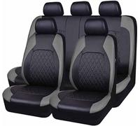 Housse De Siege Voiture pour V-W ID.5 ID5 id 5 GTX/Pro/Pro Performance 2021-2025, 9pcs Voiture PU Cuir Protection Couvre Sieges Respirant ImperméAble Nonslip Accessoire,A/9pcs Set Grey