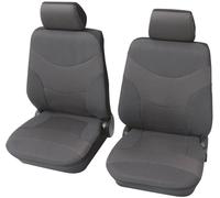 Housse de siège x6 Petex 23491501 polyester gris siège conducteur, siège passager