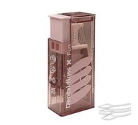 Housse de soie dentaire - Boîte de voyage portable, récipient compact pour fil dentaire | Produits de nettoyage oral, contient 10 médiators, idéal pour les sacs et les voyages, accessoire pr