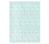 Housse de soleil coupe-vent pour poussette - Protège de la poussière et de la neige - En forme de cœur - Bleu pastel