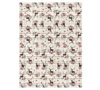 Housse de soleil coupe-vent pour siège de voiture - Accessoires de voyage - Bordeaux - Duiker Buffalo Plaid Daisy