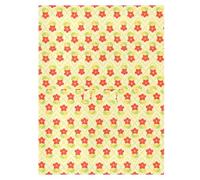 Housse de soleil respirante pour poussette de bébé - Protège de la poussière et de la neige - Couleur vive - Fleur rouge jaune