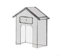 Housse de sonnette sans fil avec boîtier étanche en polycarbonate transparent, protège contre la pluie et la poussière, avec zone d'accès aux boutons et espace pour numéro de pièce autocollant (1