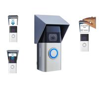 Housse de sonnette vidéo contre la pluie et le soleil - Compatible avec Ring Battery Doorbell 3, 3 Plus, 4, et Battery Plus (62 mm de largeur uniquement) - Boîtier de protection étendu résistant aux