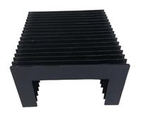 Housse de soufflet accordéon de type 12, dimensions intérieures 235 x 50 mm, taille extérieure 265 x 65 mm, longueur maximale 200 mm